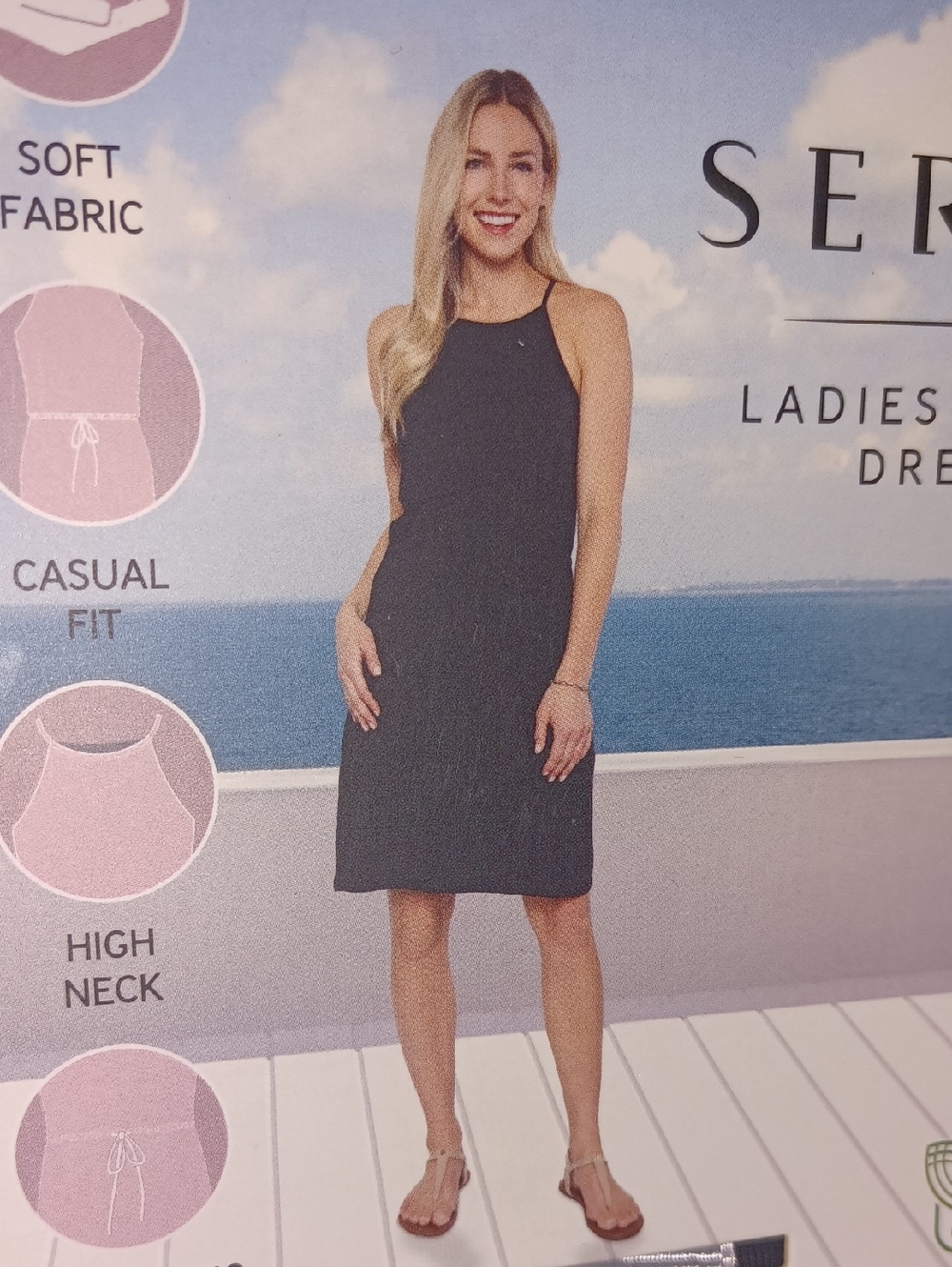 SERRA Black  Beach Dress